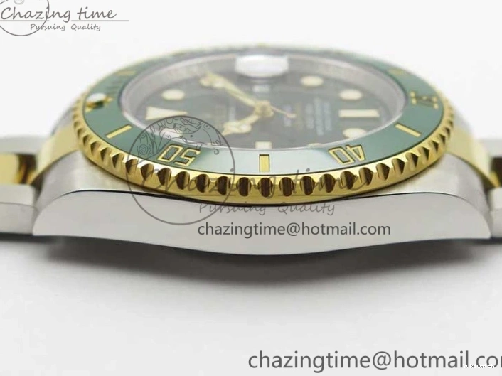 Wrapped MAX VRF Dial Green Bracelet A2836 116613 Edition Bezel on YG Submariner Version Best SS YG LV 0831